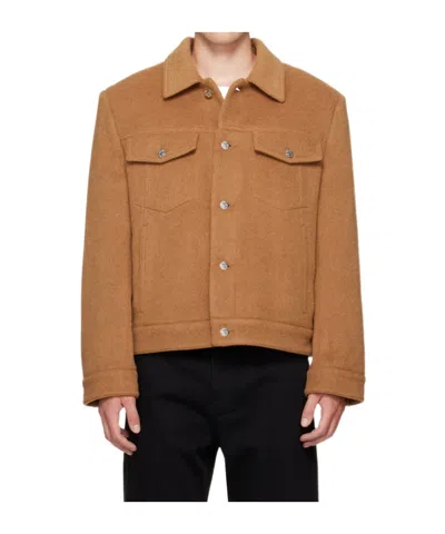 Helmut Lang Long-sleeve Jacket In Brown