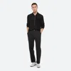 Helmut Lang Longsleeve Zip Polo In Black