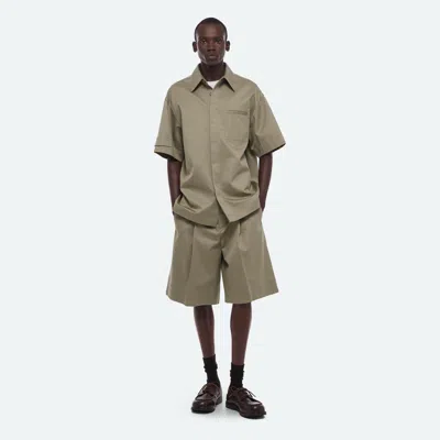 Helmut Lang Looped Tape Shirt In Brown