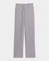 Helmut Lang Low-rise Car Trousers In Gray