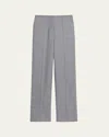 Helmut Lang Low-rise Car Trousers In Gray