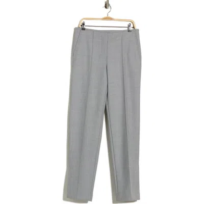 Helmut Lang Low Rise Crop Pants In Light Grey Melange