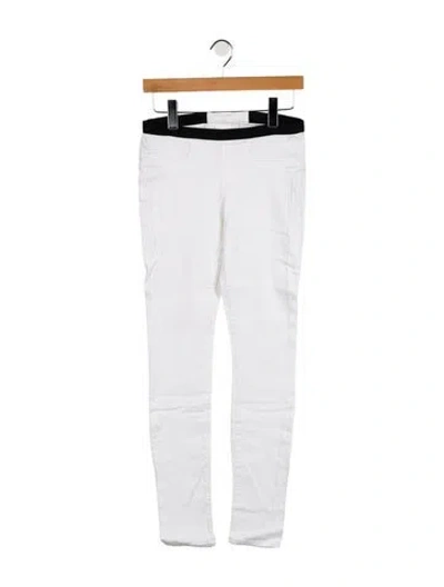 Pre-owned Helmut Lang Low-rise Skinny Leg Jeans In White