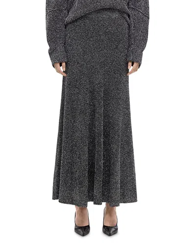HELMUT LANG LUREX MAXI SKIRT