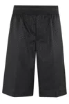 Helmut Lang Short Car Tailored In P Black/black