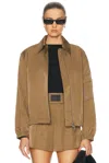 Helmut Lang Ma1 Bomber Jacket In Cognac