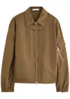 Helmut Lang Creased Ma1 Bomber Jacket In Brown
