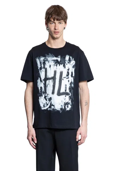 Helmut Lang Scribble T-shirt In Black