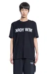 Helmut Lang Man Black T-shirts & Tank Tops In Black