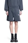 Helmut Lang Man Grey Shorts In Grey