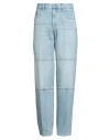 Helmut Lang Man Jeans Blue Size 34 Cotton