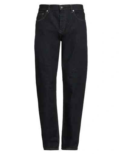 Helmut Lang Man Jeans Blue Size 34 Cotton In Black