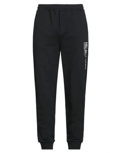Helmut Lang Man Pants Black Size M Cotton, Elastane