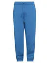 Helmut Lang Man Pants Blue Size Xxl Cotton In Blue