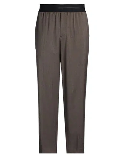 Helmut Lang Man Pants Dark Brown Size 34 Virgin Wool