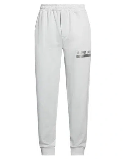 Helmut Lang Man Pants Sky Blue Size M Cotton, Elastane