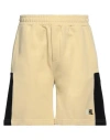 Helmut Lang Man Shorts & Bermuda Shorts Sand Size L Cotton In Beige