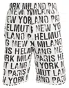 Helmut Lang Man Shorts & Bermuda Shorts White Size L Cotton In White