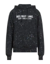 Helmut Lang Man Sweatshirt Black Size L Cotton In Black