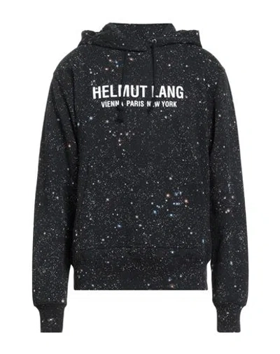 Helmut Lang Man Sweatshirt Black Size L Cotton