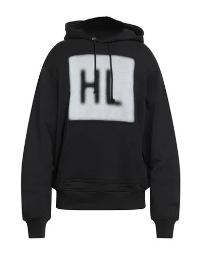 Helmut Lang Man Sweatshirt Black Size L Cotton