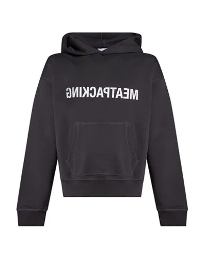 Helmut Lang Man Sweatshirt Charcoal Size M Cotton In Gray