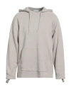 Helmut Lang Man Sweatshirt Grey Size L Cotton In Gray