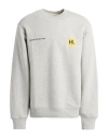 Helmut Lang Man Sweatshirt Grey Size Xxl Cotton In Grey