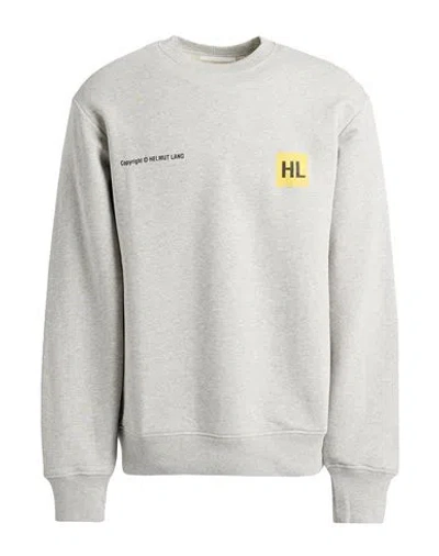 Helmut Lang Man Sweatshirt Grey Size Xxl Cotton