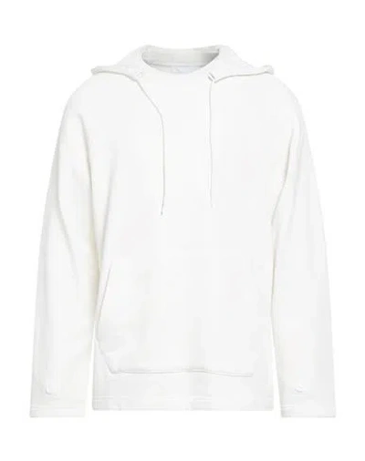 Helmut Lang Man Sweatshirt Ivory Size S Cotton In Blue
