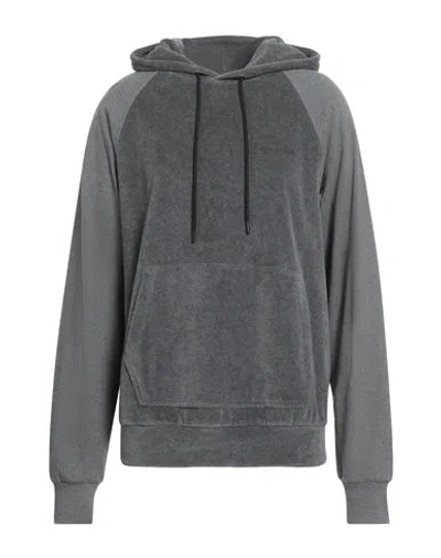 Helmut Lang Man Sweatshirt Lead Size Xl Cotton In Gray
