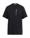 Helmut Lang Man T-shirt Black Size L Cotton