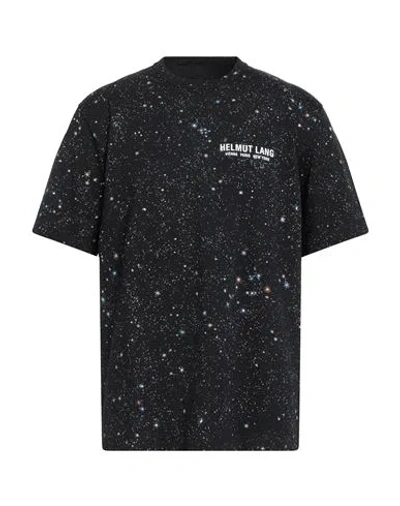 Helmut Lang Man T-shirt Black Size L Cotton