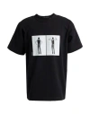 Helmut Lang Man T-shirt Black Size Xxl Cotton In Black