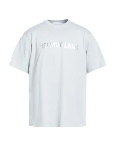 Helmut Lang Man T-shirt Sky Blue Size L Cotton