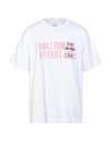 Helmut Lang Man T-shirt White Size L Cotton In White