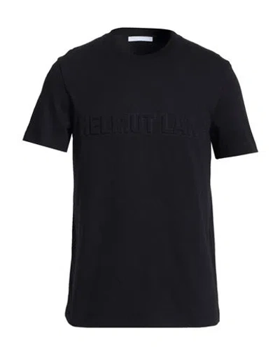 Helmut Lang Man T-shirt Black Size L Cotton