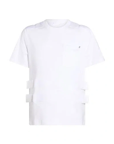 Helmut Lang Man T-shirt White Size L Cotton
