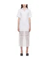 Helmut Lang Matching Dress In White
