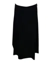 Helmut Lang Maxi Skirt In Black Viscose In Black