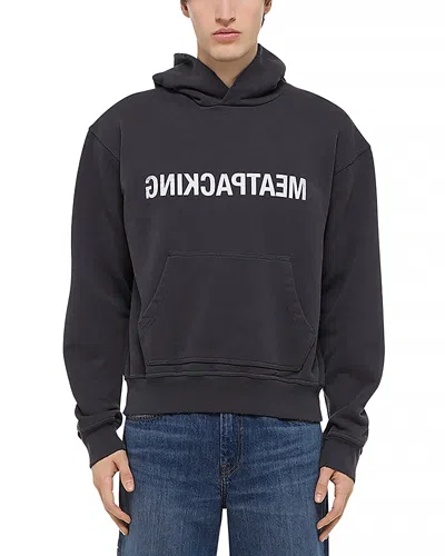 Helmut Lang Sweater Hoodie Kangaroo Pocket In Black