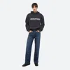 Helmut Lang Sweater Hoodie Kangaroo Pocket In Ash