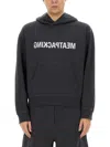Helmut Lang Sweater Hoodie Kangaroo Pocket In Black