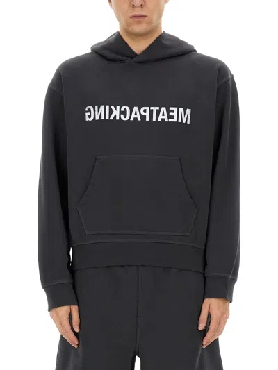 Helmut Lang "meatpacking" Hoodie In Black