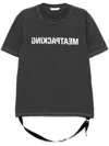 Helmut Lang Graphic Print Crew Neck T-shirt In Grau