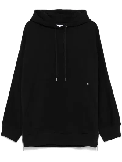 Helmut Lang Mega Zipped Hoodie In Black