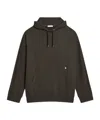 Helmut Lang Men's Terry Side-zip Oversized Hoodie In Black