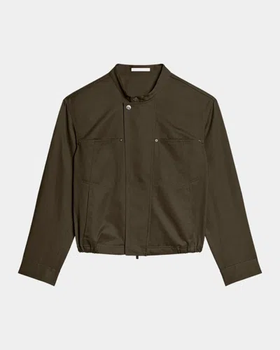 Helmut Lang Men & Apos;s J-moto Trucker Jacket In Green