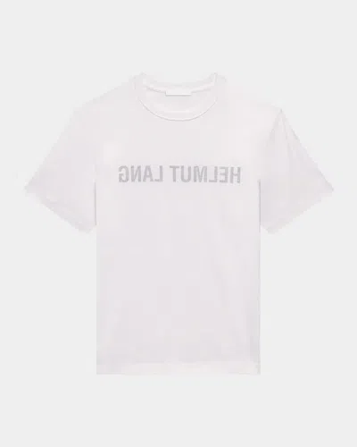 Helmut Lang Short-sleeved T-shirt In White