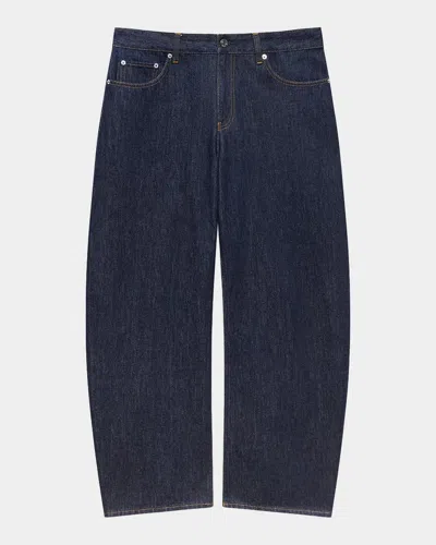 Helmut Lang Men & Apos;s Saddle Dark Wash Jeans In Blue